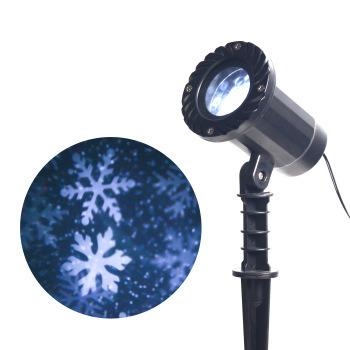 China Outdoor Modern Christmas Garden Star Snowflake Snowfall Projector Lights for sale