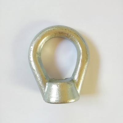 China Heavy Industry Lifting Heavy Duty Galvanized Oval Shape Eye Nut for sale