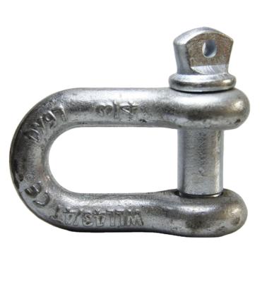 China Heavy Industry 1/2T 3/4T 1T 1 1/2T 2T 3 1/4T 4 3/4T 12T 25 Ton D Shackle for sale