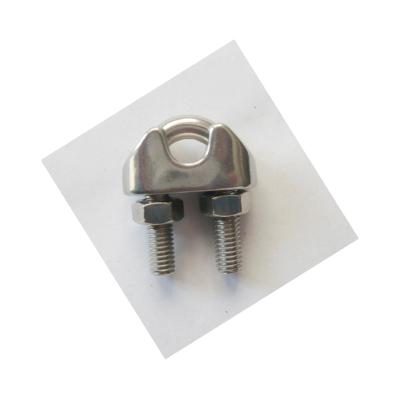 China Stainless Steel 304 316 Stainless Steel Wire Rope Clip DIN741 for sale