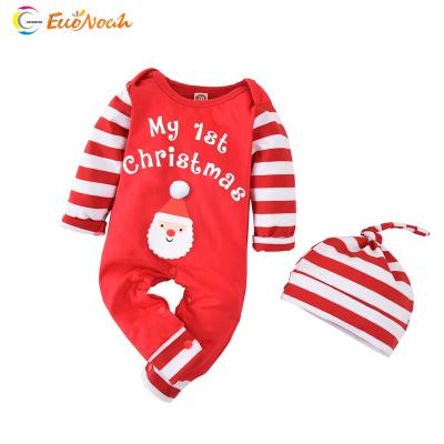 China Hidden Buckle Kids Christmas Use Newborn Baby Infants Baby Romper Hat European American New Jacket Christmas for sale