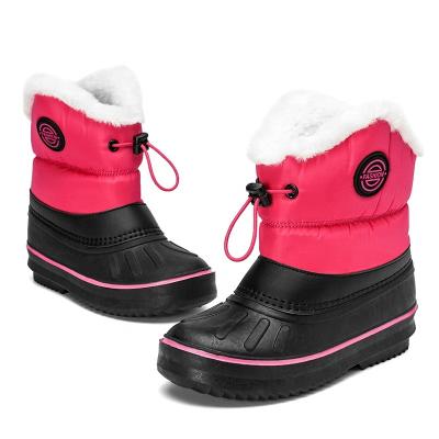 China Amazon Sale Microfiber Insole Plush Lining Sequin Warm Short Cloth Waterproof Warm Girl and Boy Snow Boots. for sale