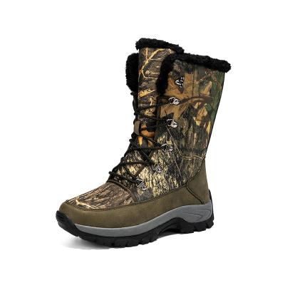 China Amazon Hot Sale Waterproof Sand Proof Keep Warm Camouflage Boots Waterproof Winter Protective Comfortable Camouflage Hunting Women Boots for sale