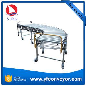 China Flexible Gravity Roller Conveyor,Expandable No Power Roller Conveyor for sale