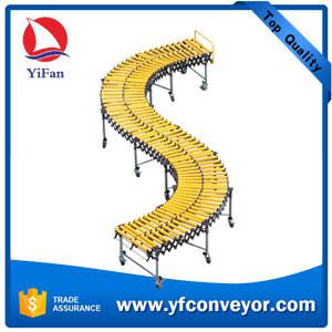 China Expandable & Collapsible Plastic Double Roller Conveyor,Telescopic Gravity Twin Roller Conveyors for sale