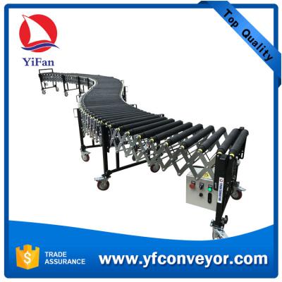 China Extendable Roller Conveyor,Vehicle Loading Power Conveyor for sale