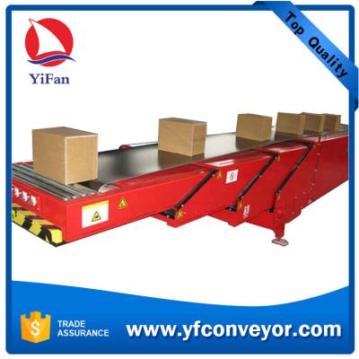 China Telescopic Belt Conveyor/Boom Conveyor with Ramp for sale