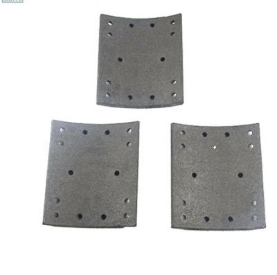 China Hot sale cheap truck brake system custom 14 holes 09 howo truck brake liner WG9231342069 in stock for sale