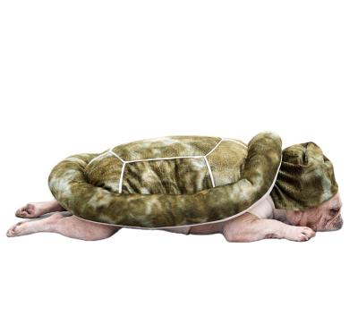 China Wholesale Universal Fit Sustainable Shape Large Soft Turtle Dog Luxury Pet Bed for sale