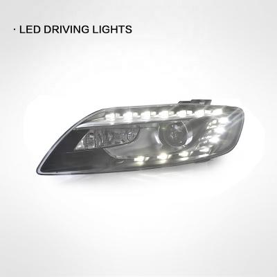 China Other Suitable for Audi Q7 2006 - 2015 headlight assembly old style upgrade new style with LED daytime running lights for sale