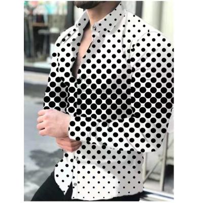 China Anti-wrinkle men's shirt for men's clothing social male blouse long sleeve cardigan hawaiian blouses and button up man luxury 2022 wholesale for sale