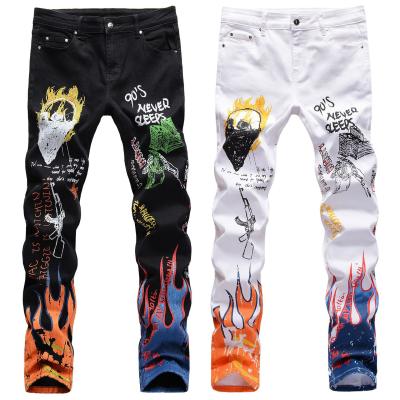 China New Breathable Running Jogging Soft Jeans Fitness Long Pants Men Cotton Bodybuilding Joggers Joggers Harem Pants for sale