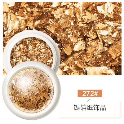 China 2021 Japanese DIY Nail Shells Stars Moon Broken Platinum Foil Paper Nail Art Accessories for sale