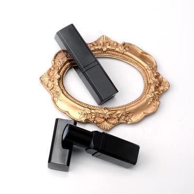 China Black Shell Empty Lipstick Cosmetic Tube Transparent Cosmetic Fashion Packaging Lipstick Tube for sale