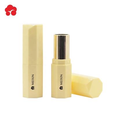 China High quality fashionable polygonal cut corner lipstick tube eyelash tube/eight sided lipstick shell for sale