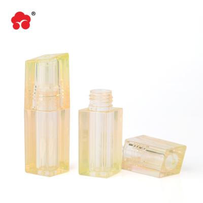 China New Cosmetic Oblique Top Square Lipstick Tube Wholesale Lip Gloss Tube Lip Gloss Tube Customized Cosmetic for sale