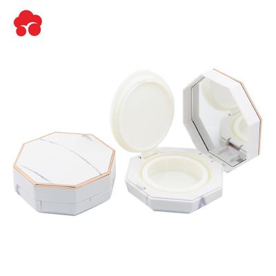 China New China Cosmetic Supplier Luxury Cosmetics Empty Powder Case Octagonal Compact Packaging for sale