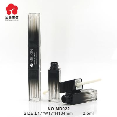 China Double use hot sales square lip gloss tube / main eyeshadow two liquids in one package customization for sale