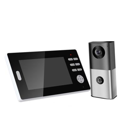 China Support Smart Home Security TCP/IP WiFi Doorbells Video Radio Open Control Door Bell Camera Viewer for sale