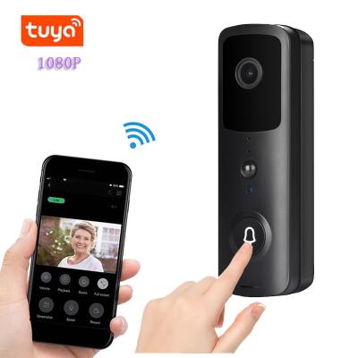 China Tuya Life 1080 Smart Doorbell Inalambrico Doorbell Intercom Double-Way Doorbell Wifi Inalambrico Stamp IP Security Mini Wireless Door Intercom Camera Doorbell Phone Video for sale