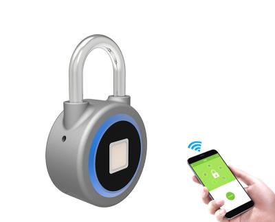 China Candado Huella Hot Selling Travel Gym Safety Lock Smart Luggage Security Zinc Alloy Waterproof Lock Fingerprint Keyless Smart Locks for sale