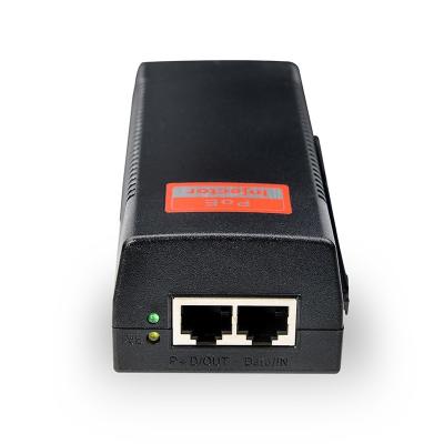 China 10/100/1000Mbps 30W IEEE802.3af/at PoE Injector for IP cameras solution for sale