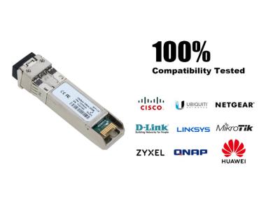 China Gigabit Ethernet Single Mode SFP Module, 1.25 Gbp/s, 1310nm wavelength, Duplex Dual LC, SMF for sale