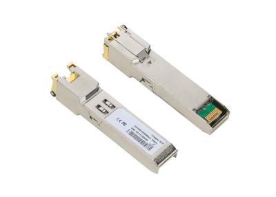 China 1.25G SFP to RJ45 Module, Gigabit SFP Copper, Mini GBIC 1000BASE-T Transceiver SFP-T Ethernet SFP for sale