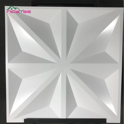 China Modern simple pvc material pvc wall art decorative 3d panel pvc wall panel for sale