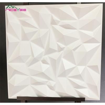 China Modern Simple Rich Color Wall Cladding Panel 3d PVC Interior Wall Panels Peeled Wall Panel Home Decoration for sale