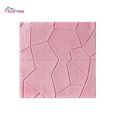 China Love Modern Self Adhesive Waterproof Wallpaper Bangladesh Self Adhesive Wall Paper 3d Pe Brick Pe Brick Wall Paper Home Decoration for sale