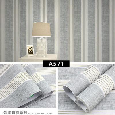 China Modern High Quality Adhesive Stripe Self Adhesive Wall Decor PVC Seld Wallpaper For Factory for sale