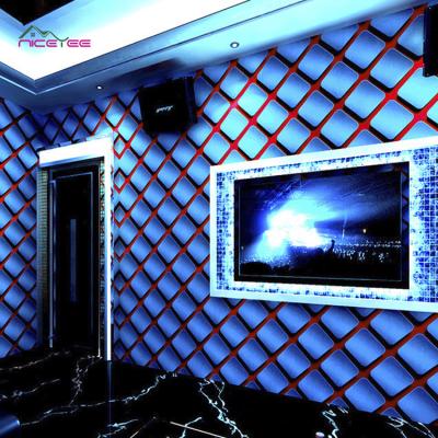 China Modern Design 4D Modern Design KTV Luxury Decorative PVC Wallpaper Waterproof Bar Wallpaper Roll for sale