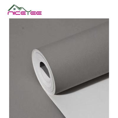 China Wholesale Non Woven Modern Simple Color Wallpaper Self Adhesive Rolls For Home Decor for sale