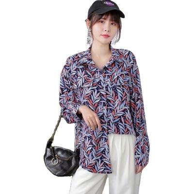 China YIRUO 6001-11 Fashion One Size Women's QUICK DRY Blouse 2021 Lady Casual Clothing Spring Shirts Chiffon Blouses for sale