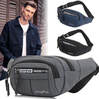 China Fashion Men's Waist Bag New Outdoor Leisure Sports Large Capacity Mobile Phone Messenger Chest Bag Business Zero Wallet for sale