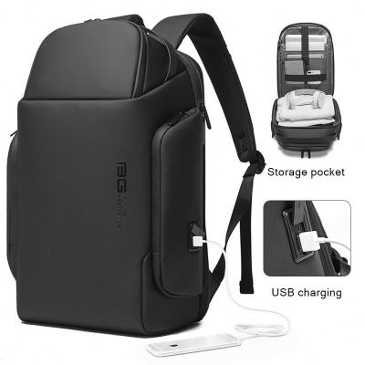 China With USB OEM Factory Bange Black Backpacks School Bags Fashion Backpack Laptop Smart Custom Men Computer Backpack Bag Backpacks wearable SHAPE F for sale