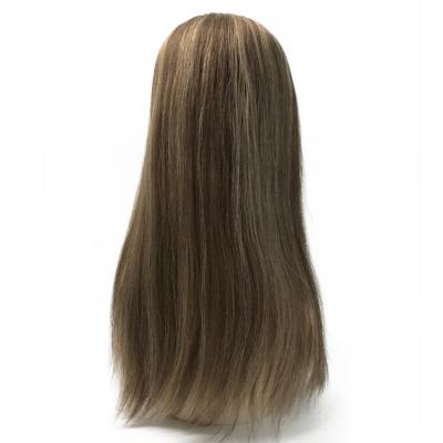 China 2020 Natural Straight New Fashion Wholesale Price Custom Color With Highlight Cutide Virgin Aligned Hair Topper Hair Whopper for sale