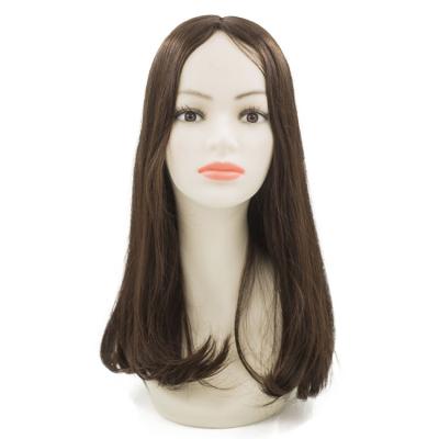 China European Wholesale Natural Straight Hair 100% Silk Top Jewish Wig Kosher Wigs for sale