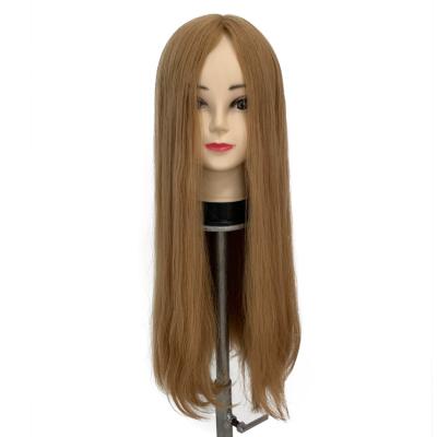 China Factory Wholesale Beautiful Color Long Silky Straight Bob Cut Hair 100% Jewish Qingdao Kosher Wig for sale