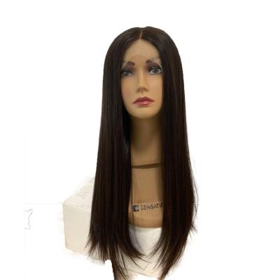 China 100% Jewish European Virgin Hair Wig Lace Top Wig Fast Straight Shipping for sale