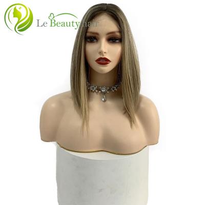 China Silky Straight Jewish Kosher Wigs Silk Top With Frontal Swiss Lace Wig European Virgin Hair On Sale For Women Sheitels for sale