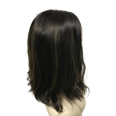 China Virgin Quality Full Cuticle Silky Straight European Human Jewish Hair Wig Silk Top With Ear To Ear Lace Front Kosher Wigs Manufacturer for sale