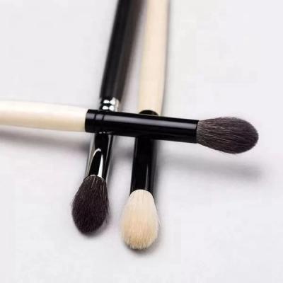 China Angular Blush Black White Natural Hair Synthetic Hair Customized Black Blend Brush for sale