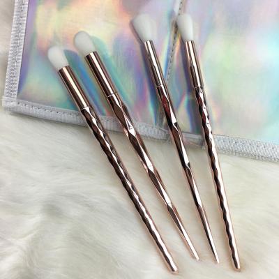 China Small Conical Fluffy Blending Eye Blending Brush Private Label Eyeshadow Base Pink Single Eyeshadow Brush for sale