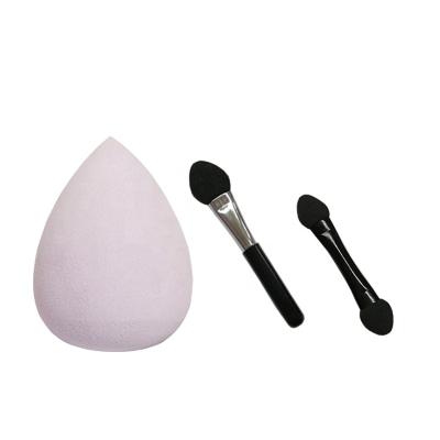 China Angular Blush Manufacturer Wholesale Mini Eyeshadow Base And Sponge Make Up Brush for sale