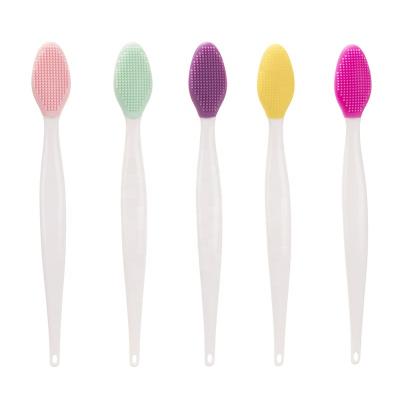 China Powder Brush Application Custom Private Label Color Green White Thin Cleaner Custom Logo Pink Yellow Cleaning Oval Wash Make Up Brush for sale