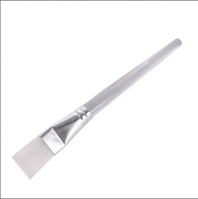 China Angular Blush Clear Transparent Beauty Face Mask Brush Thick Applicator Brush for sale