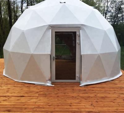 China Wedding 6m Diameters, 28.3 Square Meters Geodesic Domes Outdoor Tents Events Small Dome Tent With Glass Door for sale