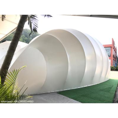 China Customized Q235 steel hotel tent for resort, popular cocoon tent in USA for sale